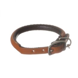 Circle T Leather Round Collar - Tan