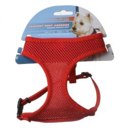 Coastal Pet Comfort Soft Adjustable Harness - Red