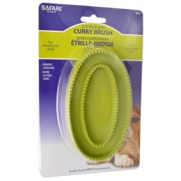 Safari Rubber Curry Dog Brush
