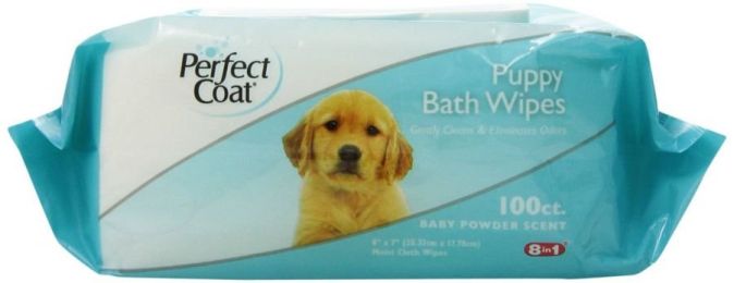 Perfect Coat Puppy Bath Wipes