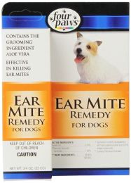 Four Paws Ear Mite Remedy for Dogs