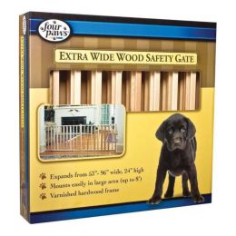 Four Paws Extra Wide Wood Safety Gate