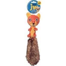JW Pet Crackle Heads Plush Dog Toy - Skippy Squirrel