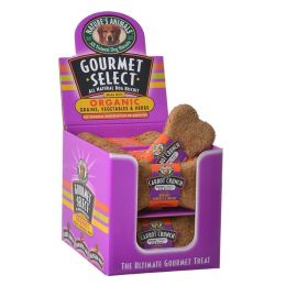 Natures Animals Gourmet Select Organic Dog Bone - Carrot Flavor