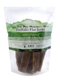 Papa Bow Wow Buffalo Flat Jerky - 6" Long