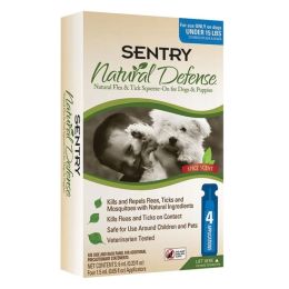 Sentry Natural Defense Flea & Tick Squeeze-on for Dogs & Puppies