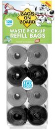 Bags on Board Pick up Bags Refill - Black & Gray