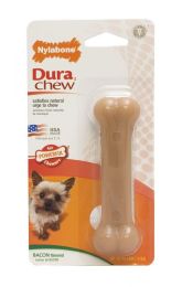 Nylabone Dura Chew Durable Dog Bone - Bacon Flavor