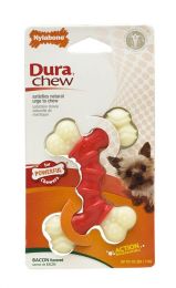 Nylabone Dura Chew Double Bone - Bacon Flavor