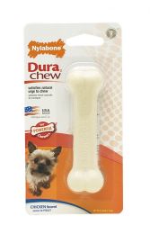 Nylabone Dura Chew Smooth White Dog Bone - Chicken Flavor