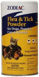 Zodiac Flea & Tick Powder for Dogs, Puppies, Cats & Kittens