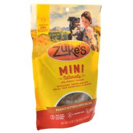 Zukes Mini Naturals Dog Treats - Peanut Butter & Oats Recipe