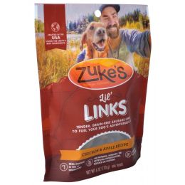 Zukes Lil' Links Dog Treat - Chicken & Apple Recipe