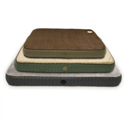 K & H Superior Orthopedic Bed - Mocha with Paw & Bone Print