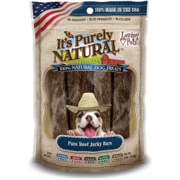 Loving Pets It's Purely Natural - Pure Beef Jerky Bars