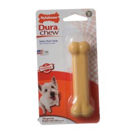 Nylabone Dura Chew Dog Bone - Peanut Butter Flavor