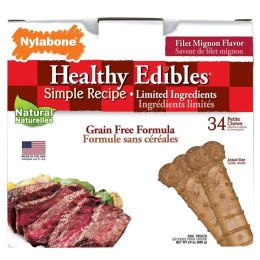 Nylabone Healthy Edibles Simple Recipe Chews - Filet Mignon Flavor