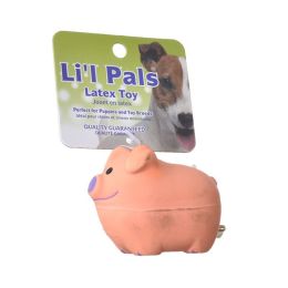 Lil Pals Latex Pig Dog Toy