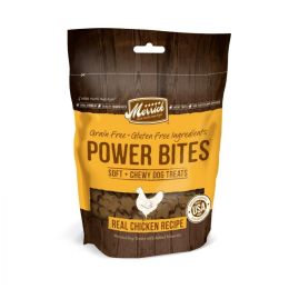 Merrick Power Bites Soft & Chewy Dog Treats - Real Chicken Recipe