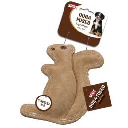 Spot Dura-Fused Leather Squirrel Dog Toy