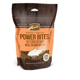 Merrick Power Bites Soft & Chewy Dog Treats - Real Salmon Recipe
