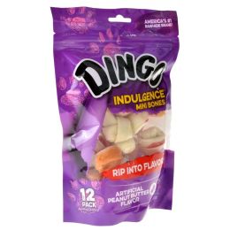 Dingo Indulgence Peanut Butter Meat & Rawhide Chews (No China Sourced Ingredients)