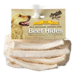 Rawhide Brand Eco Friendly Beef Hide Natural Flat Spiral Rolls