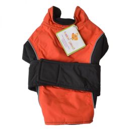 Lookin' Good Waterproof Reflective Dog Coat - Orange