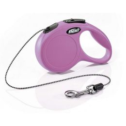 Flexi New Classic Retractable Cord Leash - Pink