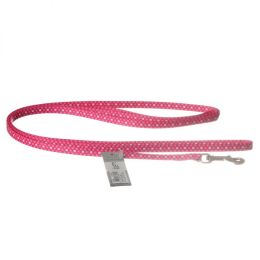 Pet Attire Styles Polka Dot Pink Dog Leash