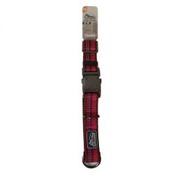 K9 Explorer Berry Red Reflective Adjustable Dog Collar