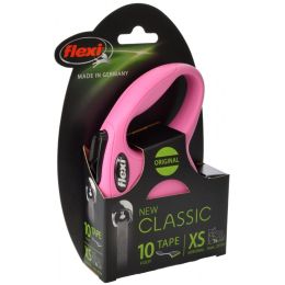 Flexi New Classic Retractable Tape Leash - Pink