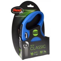 Flexi New Classic Retractable Tape Leash - Blue