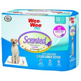 Four Paws Wee-Wee Pads - Lavender & Chamomille Scented