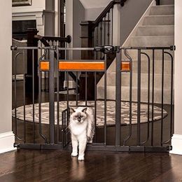 Carlson Design Studio Extra Wide Walk-Thru Pet Gate with Door