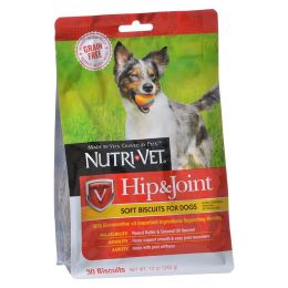 Nutri-Vet Hip & Joint Grain Free Soft Biscuits for Dogs