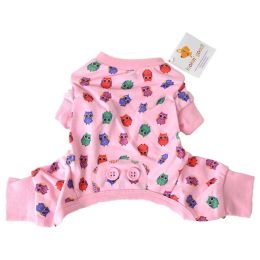 Lookin Good Owl Print Dog Pajamas - Pink