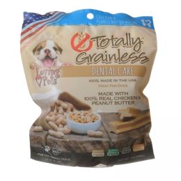 Loving Pets Totally Grainless Dental Care Chews - Chicken & Peanut Butter
