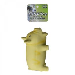 Rascals Latex Grunting Pig Dog Toy - Yellow