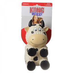 Kong Wiggi Cow Dog Toy