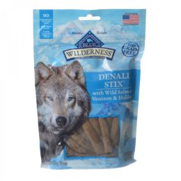 Blue Buffalo Wilderness Denali Stix Dog Treats - Wild Salmon, Venison & Halibut