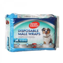Simple Solution Disposable Male Wraps - Medium