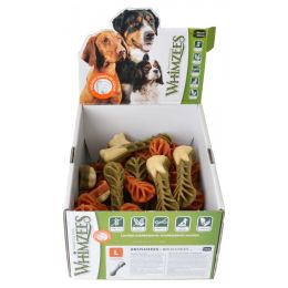 Whimzees Brushzees Large Dental Treats - Bulk