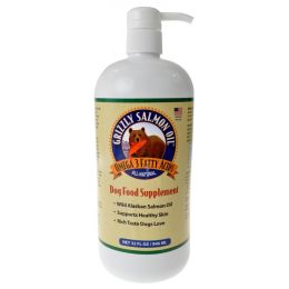 Grizzly Salmon Oil Omega-3 Dog Food Supplement