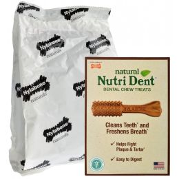 Nylabone Nutri Dent Natural Dental Chew Treats - Filet Mignon Flavor