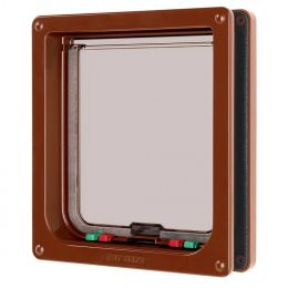 Cat Mate Large Cat Flap - Brown