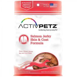 ActivPetz Salmon Jerky Skin & Coat Formula Dog Treats