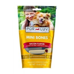 Pur Luv Mini Bones - Bacon Flavor