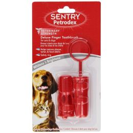 Sentry Petrodex Deluxe Finger Toothbrush for Cats & Dogs