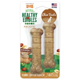 Nylabone Natural Healthy Edibles Peanut Butter Flavor Chew Treats